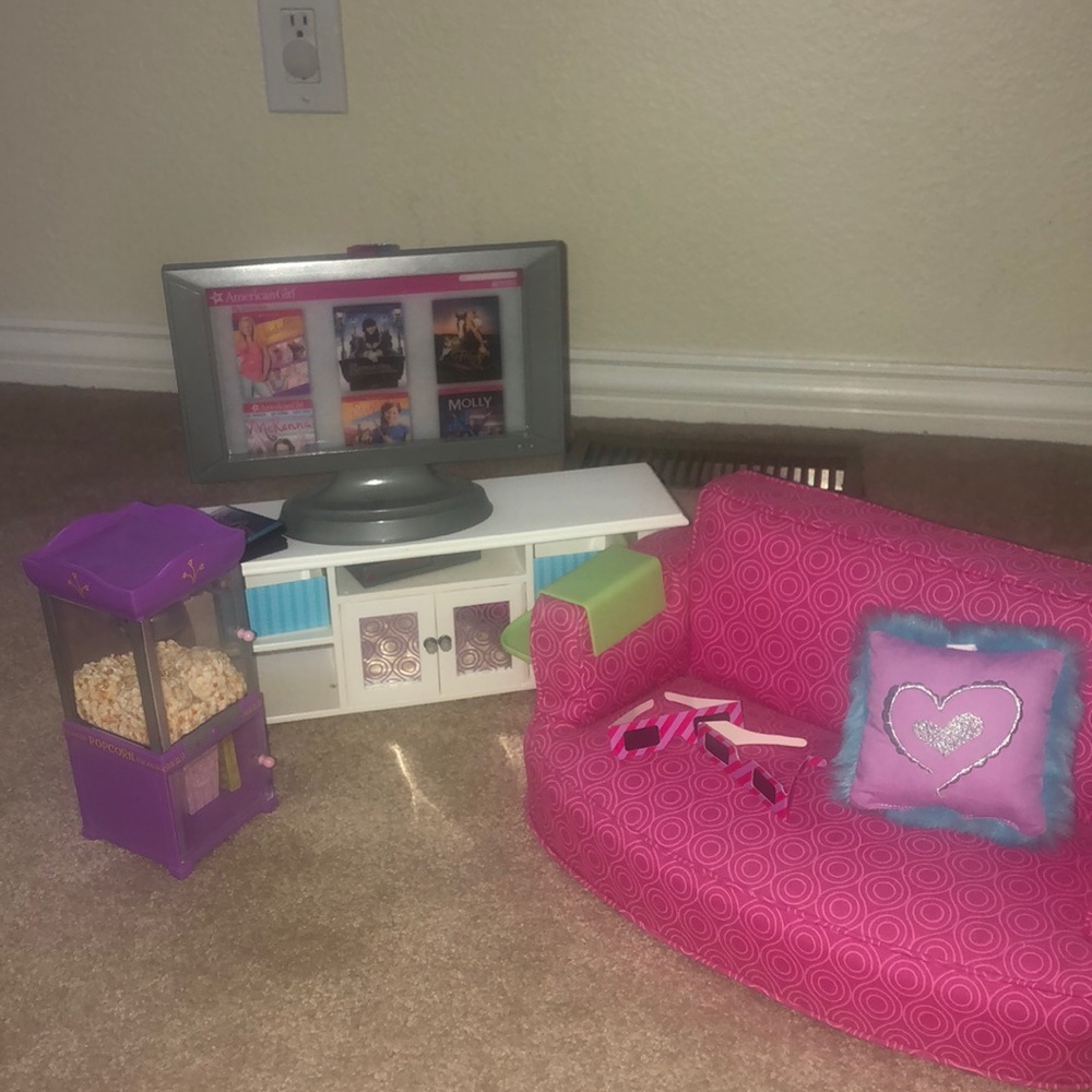 American girl entertainment set